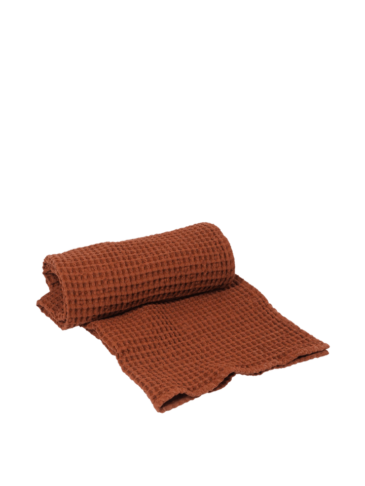 Organic Bath Towel - Ferm Living Kitchen & Dining - Brown Clay - HORNE