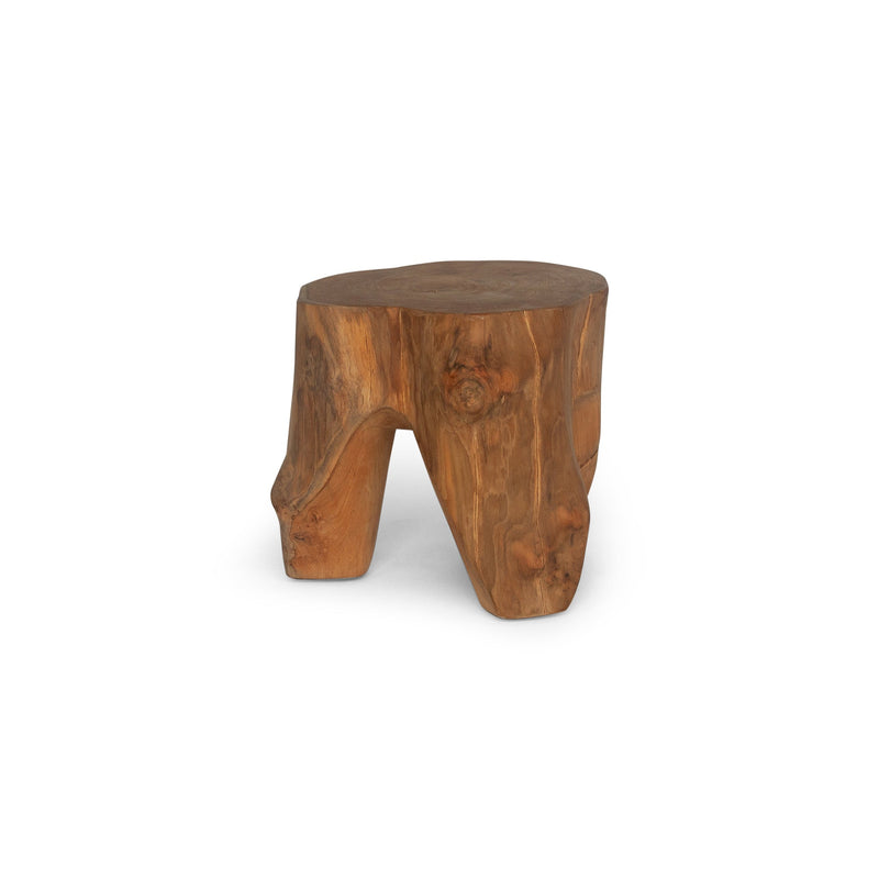 Organic Round Stool - BETACO Stools + Benches + Ottomans - Large / Teak - HORNE