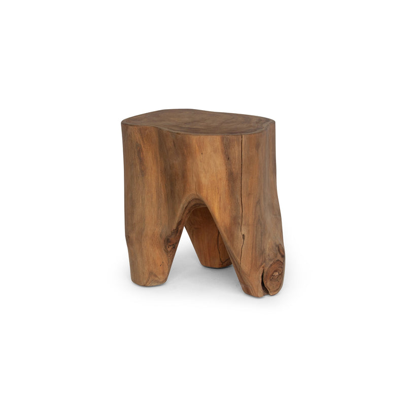 Organic Round Stool - BETACO Stools + Benches + Ottomans - Large / Teak - HORNE