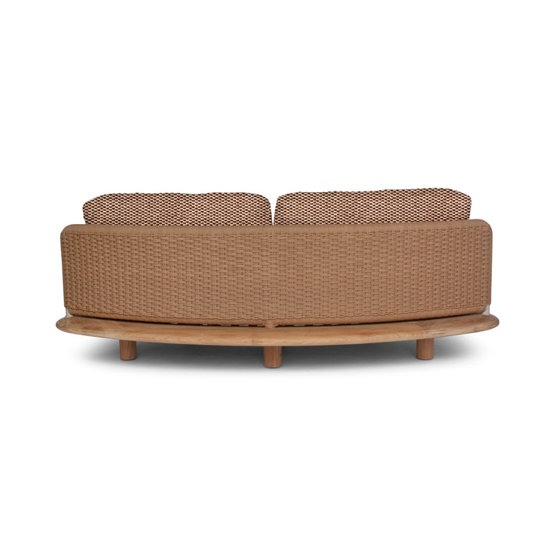 Orosei Modular Sofa - BETACO Sofas - Modular 2-Seater Sofa - Left / Bronze Rope / Teak / Cico 273 - HORNE