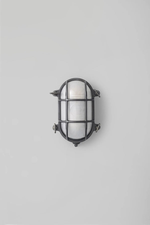 Oval Brass Bulkhead 7036 - Davey Lighting Outdoor Lights - Weathered Brass - HORNE