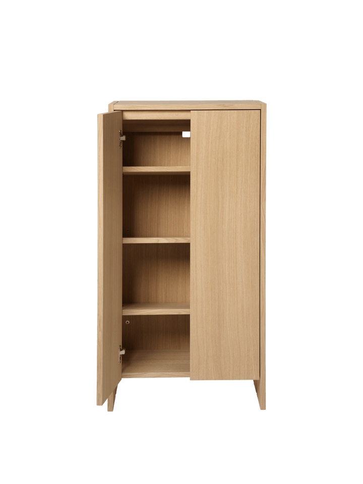 Parcel Hallway Cabinet - H110 - Ferm Living Storage + Organization - Natural Oak - HORNE