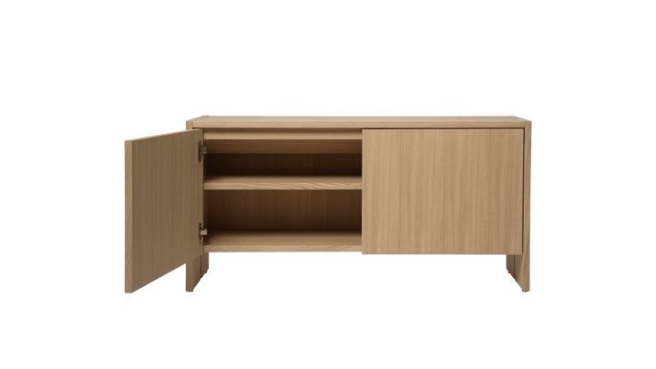 Parcel Hallway Cabinet - H50 - Ferm Living Storage + Organization - Dark Stained Oak - HORNE