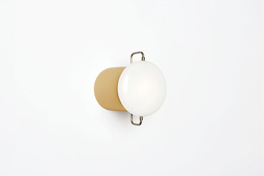 Park I Wall Light - Workstead - Wall Sconces - Straw - Brushed Nickel - HORNE