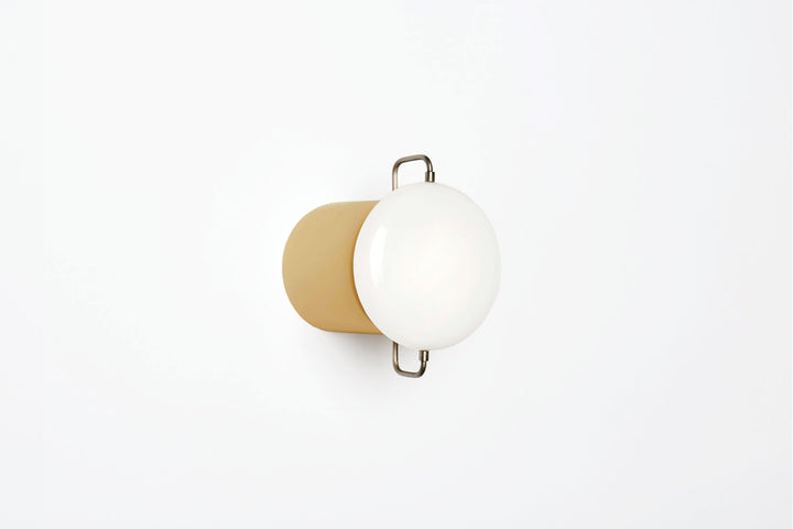 Park I Wall Light - Workstead - Wall Sconces - Straw - Brushed Nickel - HORNE