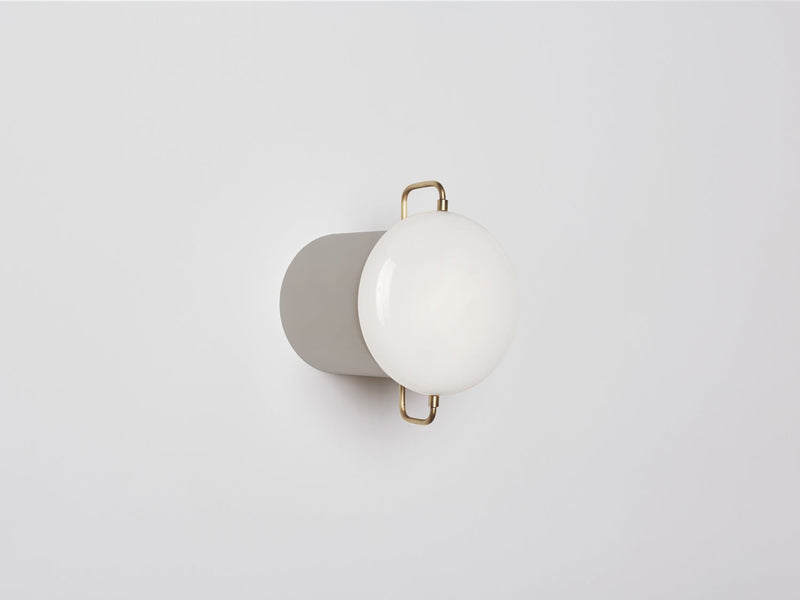 Park I Wall Light - Workstead - Wall Sconces - Black Enamel - Brushed Nickel - HORNE
