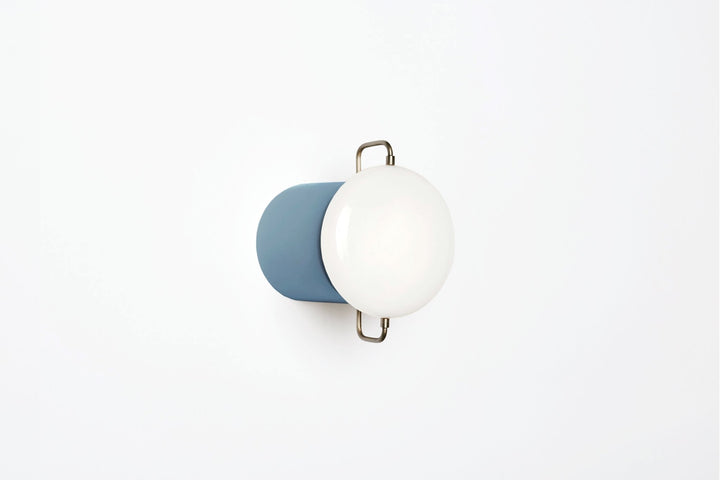 Park I Wall Light - Workstead - Wall Sconces - Sky - Brushed Nickel - HORNE