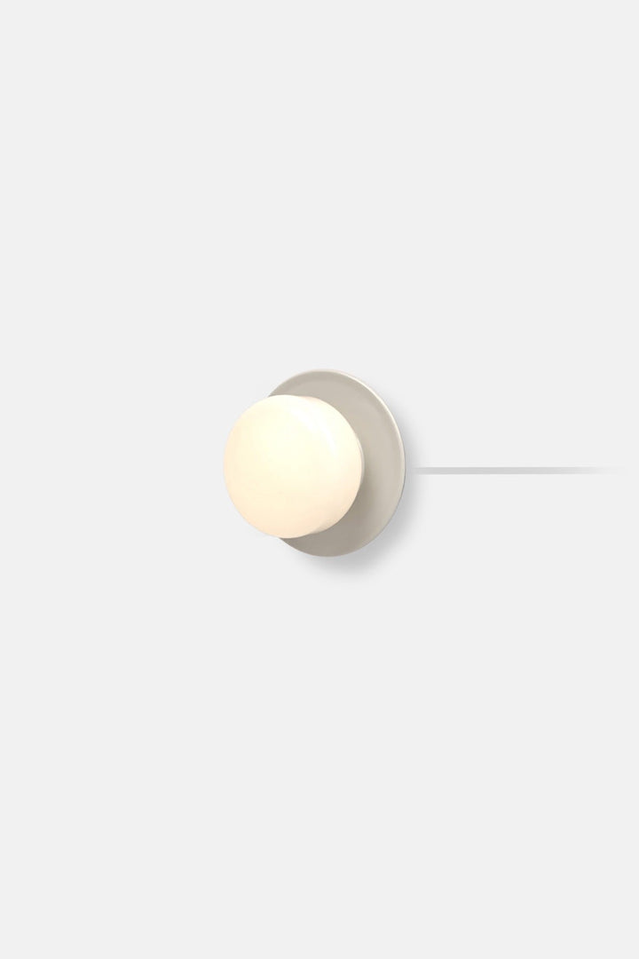 Pastille 1 Disc Corded - Droplet - RBW Lighting - Silk Grey - 2700K (warm white) - Corded Plug - in (Back) / 120V Input - HORNE