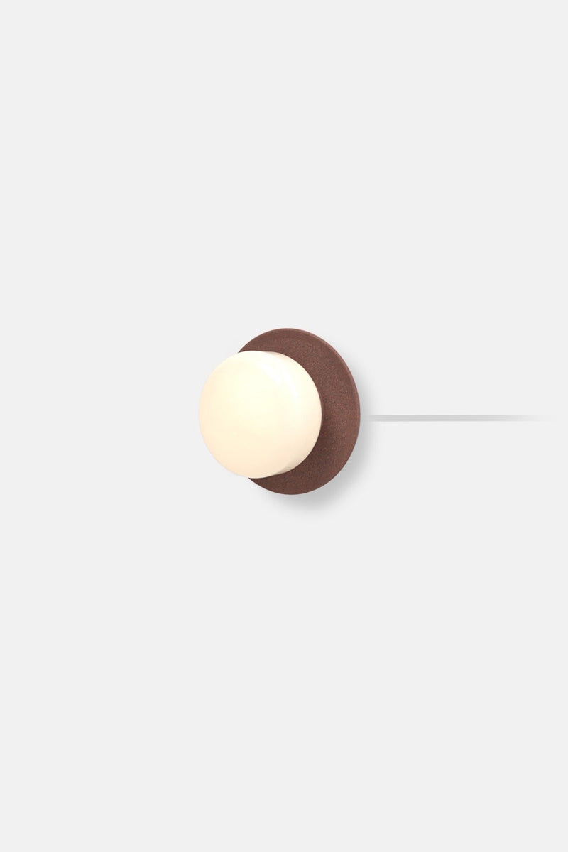 Pastille 1 Disc Corded - Droplet - RBW Lighting - Matte White - 2700K (warm white) - Corded Plug - in (Back) / 120V Input - HORNE