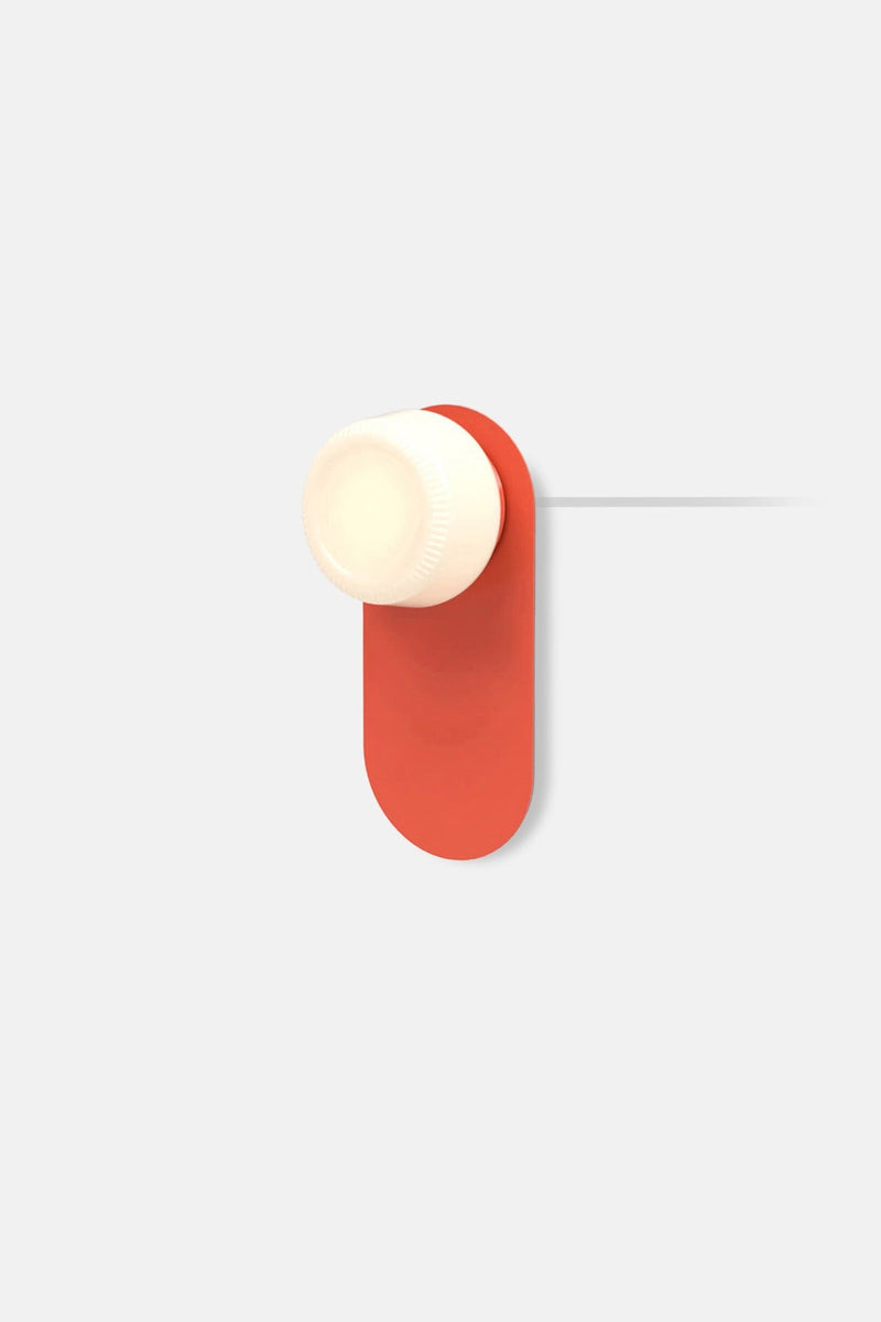 Pastille 1 Wayfind Corded - Ribbed - RBW Lighting - Matte White - 2700K (warm white) - Corded Plug - in (Back) / 120V Input - HORNE