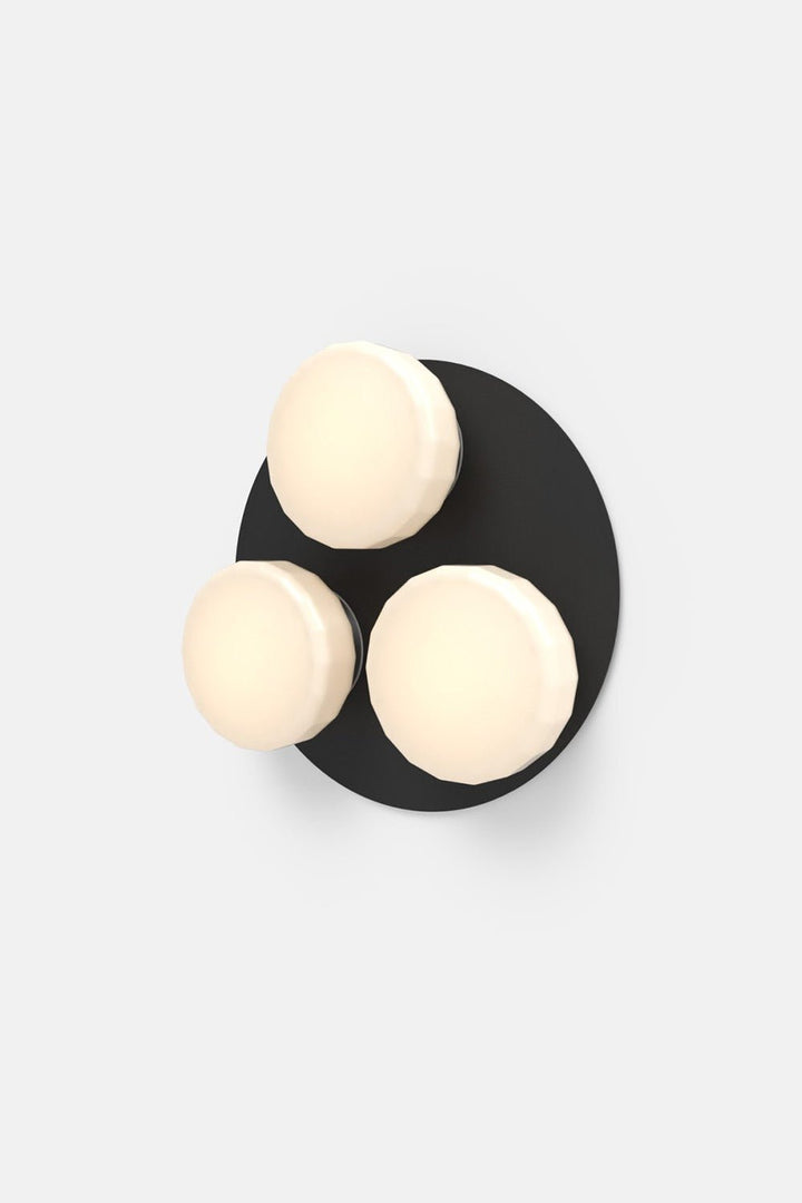 Pastille 3 Cluster - Faceted - RBW Lighting - Matte Black - 2700K (warm white) - IP 20 - HORNE