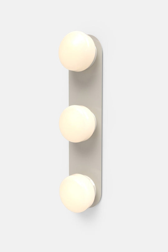 Pastille 3 Vanity - Droplet - RBW Lighting - Silk Grey - 2700K (warm white) - IP 20 - HORNE