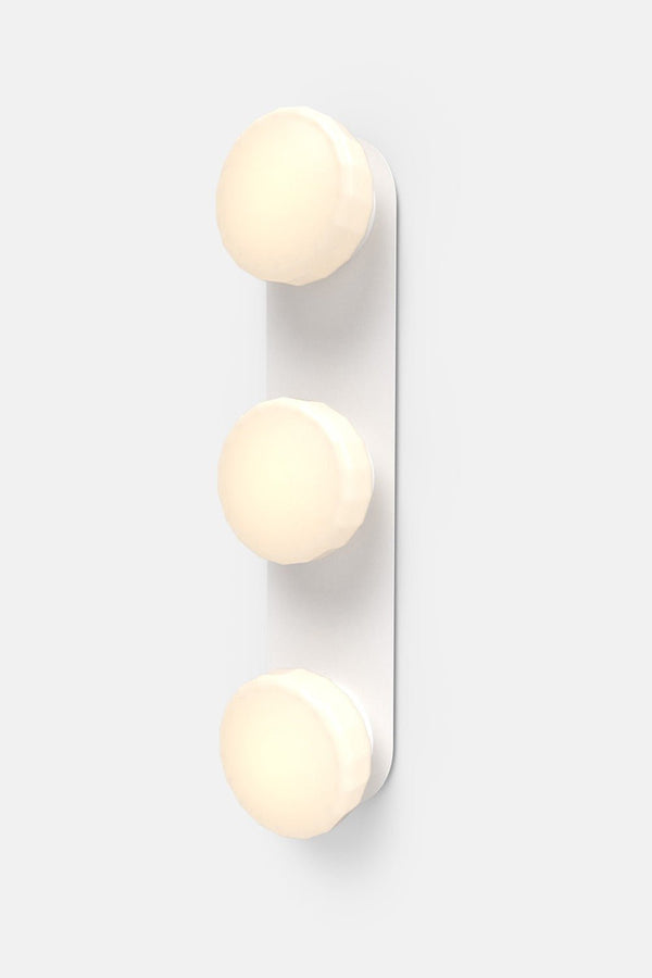 Pastille 3 Vanity - Faceted - RBW Lighting - Matte White - 2700K (warm white) - IP 20 - HORNE