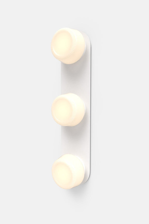 Pastille 3 Vanity - Ribbed - RBW Lighting - Matte White - 2700K (warm white) - IP 20 - HORNE