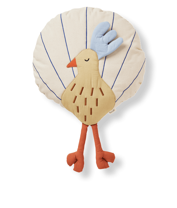 Peacock Cushion - Ferm Living - Kids + Baby - HORNE