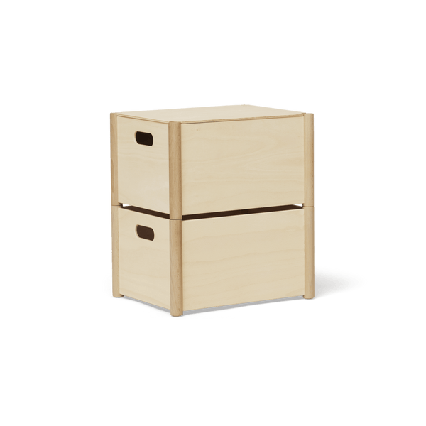 Pillar Storage Box - Form + Refine Storage + Organization - Medium - Beech - HORNE