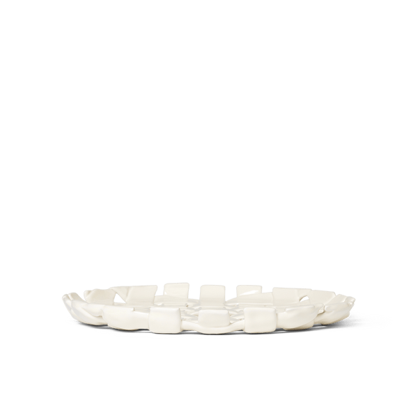 Plait Platter - Ferm Living - Serveware - Off - White - HORNE