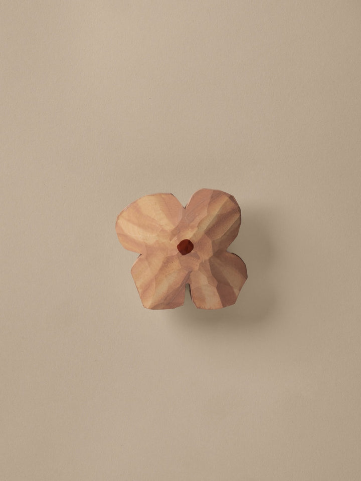 Poesie Hand - carved Hook - Ferm Living Hangers & Hooks - Rose - HORNE
