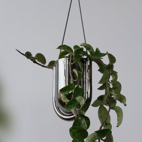 Portico Planter - Chrome - Misewell Pots & Planters - Chrome - HORNE