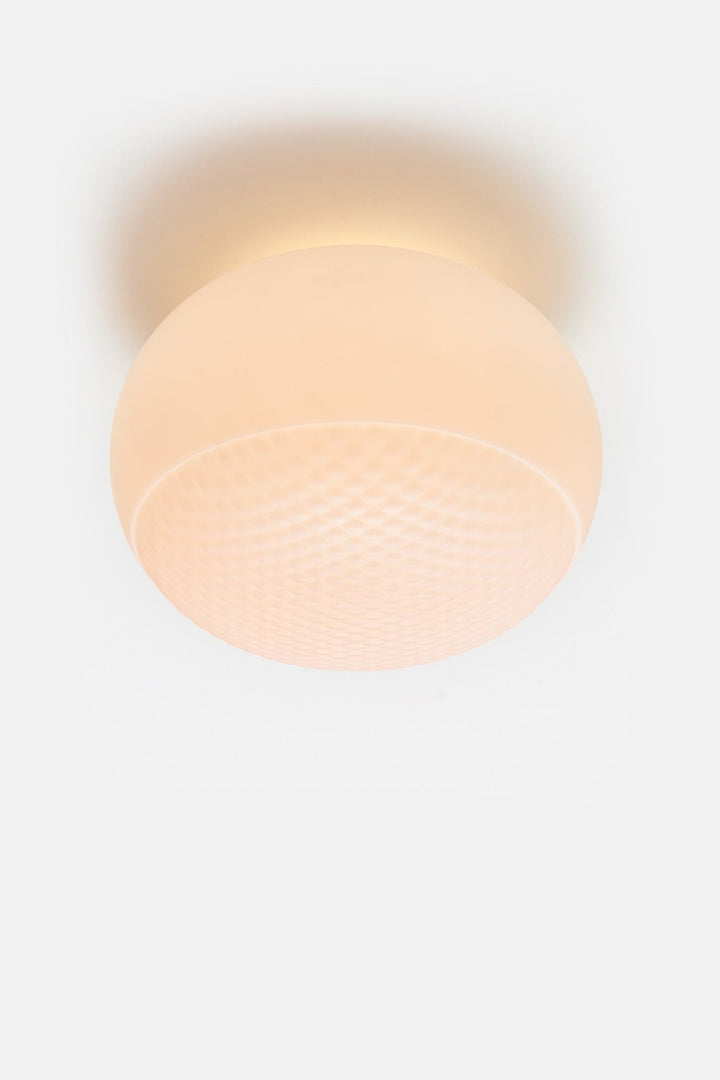 Print Flush Mount - RBW Lighting - Large Globe - Frosted PET - 2700K (warm white) - HORNE
