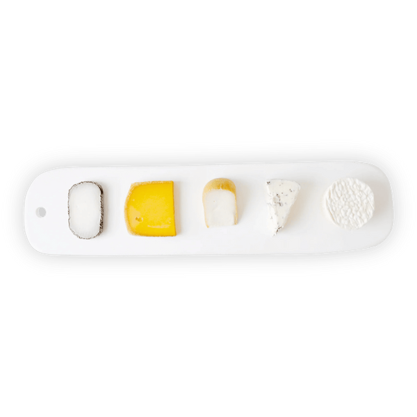 Purist Long Charcuterie Board - Tina Frey Serveware - White - HORNE