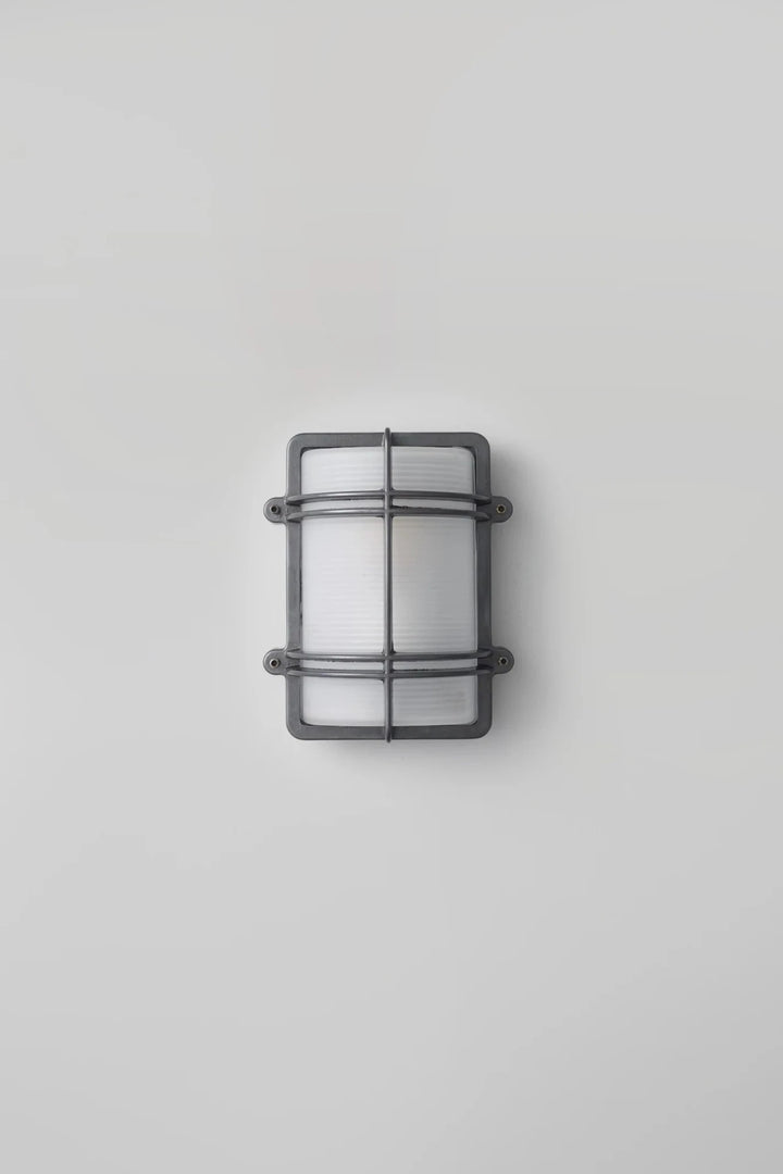 Rectangular Bulkhead 7373 - Davey Lighting Wall Sconces - Weathered Brass - HORNE