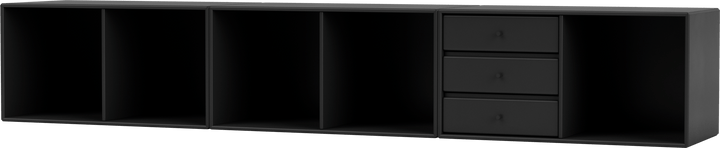 Rest Bench - Wall Mounted - Montana - Sideboards + Cabinets - Black - HORNE