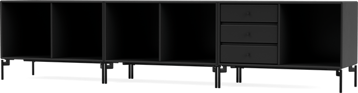Rest Bench - With Legs - Montana - Sideboards + Cabinets - Black - Black - HORNE