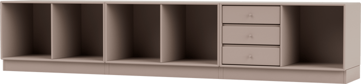 Rest Bench - With Plinth Base - Montana - Sideboards + Cabinets - Mushroom - 2.7" - HORNE