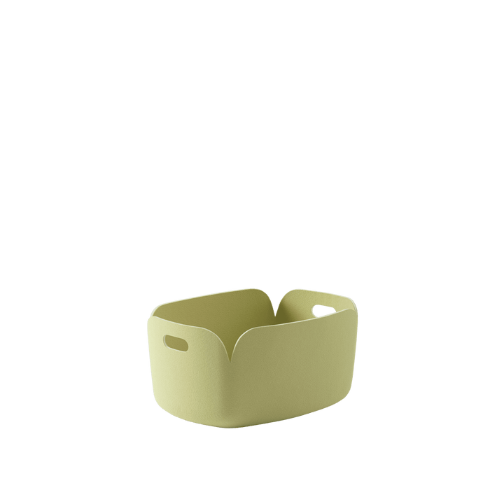 Restore Basket - Muuto Storage + Organization - Beige Green - Large - HORNE
