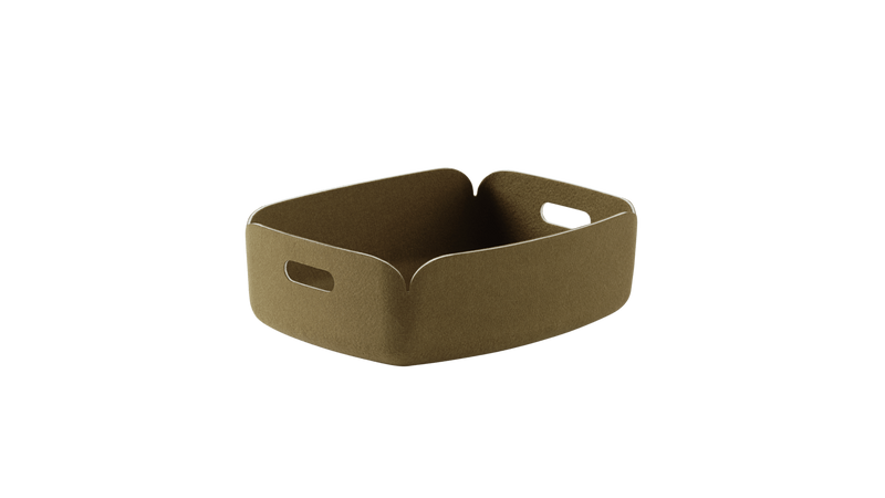 Restore Tray - Muuto Serveware - Small - Brown Green - HORNE