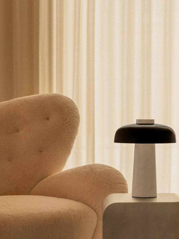 Reverse Table Lamp - Audo Copenhagen - Table + Task - Carrara Marble - HORNE