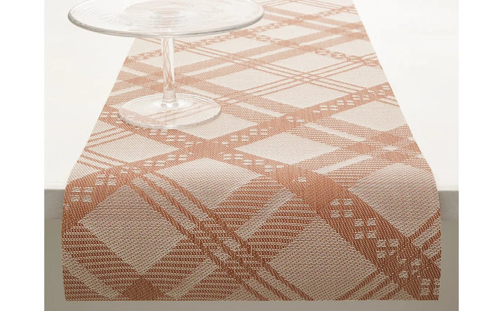 Ribbons Table Runner - Chilewich - Kitchen + Table Linens - Burnt Coral - HORNE