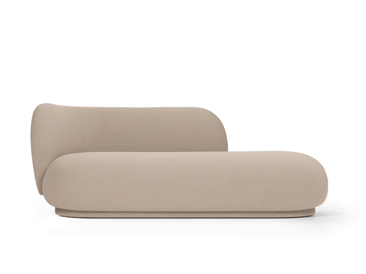 Rico Divan Left - Ferm Living Sofas - Grain - Cashmere - HORNE