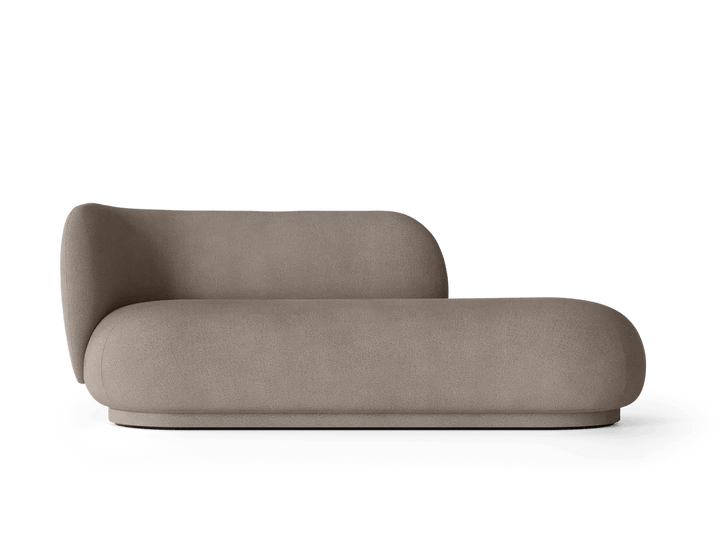 Rico Divan Left - Ferm Living Sofas - Brushed - Warm Grey - HORNE