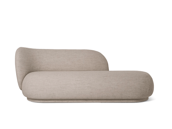Rico Divan Left - Ferm Living Sofas - Bouclé - Sand - HORNE