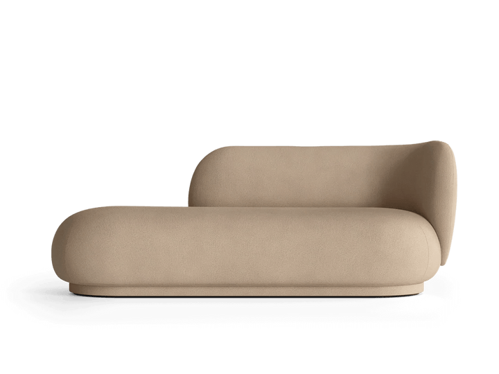 Rico Divan Right - Ferm Living Sofas - Brushed - Sand - HORNE