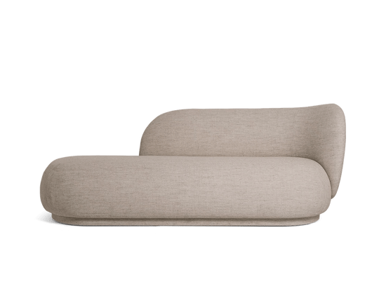 Rico Divan Right - Ferm Living Sofas - Bouclé - Sand - HORNE