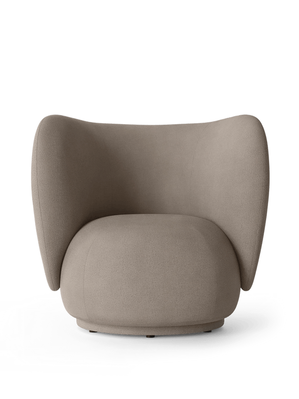 Rico Lounge Chair - Ferm Living Chairs - Brushed - Warm Grey - HORNE