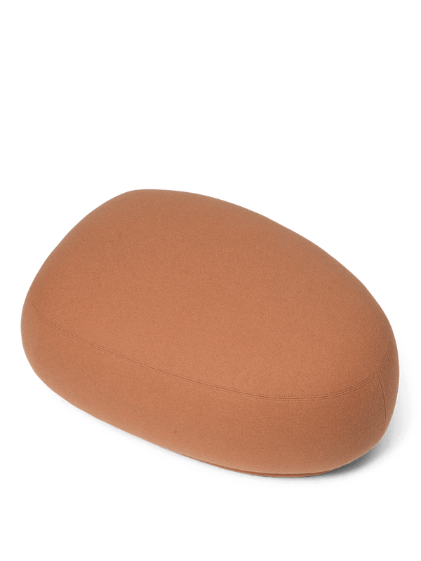 Rico Lounger Pouf - Ferm Living Stools + Benches + Ottomans - Tonus - Burnt Sienna - HORNE