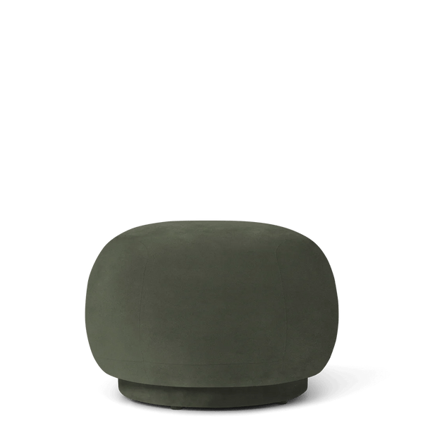 Rico Pouf - Ferm Living Stools + Benches + Ottomans - Rich Velvet - Pine - HORNE