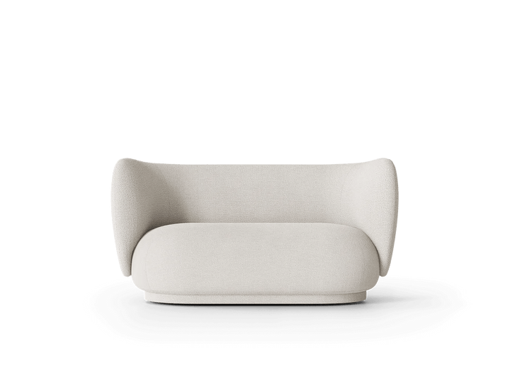 Rico Sofa 2 - Ferm Living Sofas - Bouclé - Off - White - HORNE