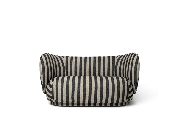 Rico Sofa 2 - Ferm Living Sofas - Louisiana - Sand/Black - HORNE