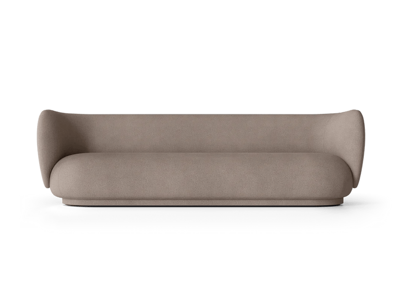 Rico Sofa 4 - Ferm Living Sofas - Bouclé - Off - White - HORNE