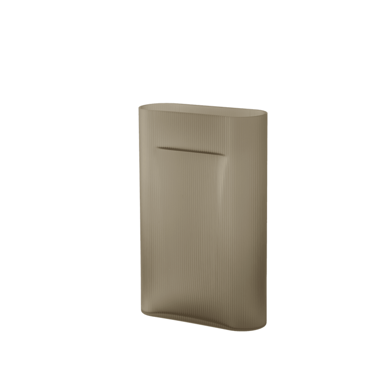 Ridge Vase - Muuto Vases - Small - Beige - HORNE