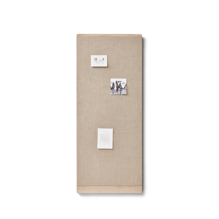 Rim Pinboard - Form + Refine Office Accessories - White Oiled Oak - 23.6" x 57" - HORNE