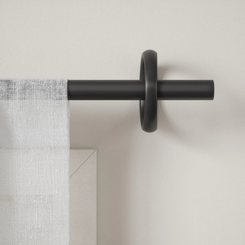 Ringlet Curtain Rod - Umbra Bath - Black - HORNE