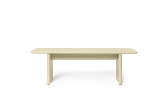 Rink Bench - Ferm Living - Tables - Small - Eggshell - HORNE