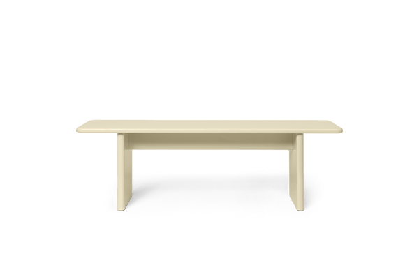 Rink Bench - Ferm Living - Tables - Small - Eggshell - HORNE