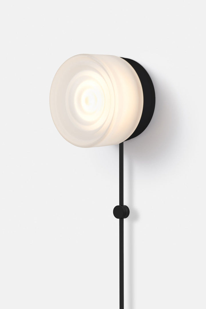 Ripple Corded - Black Anodized - RBW Lighting - Frosted - 2700K (warm white) - Corded Plug - in (Bottom) / 120V Input - HORNE